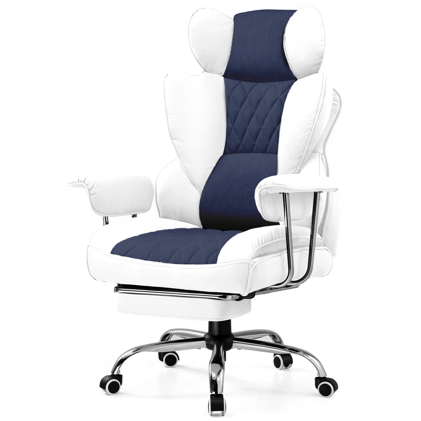 Big And Tall Gaming Chair With Footrest Pocket Spring Lumbar