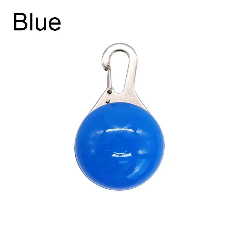 Led Luminous Dog Cat Collar Glowing Pendant Safety Necklace