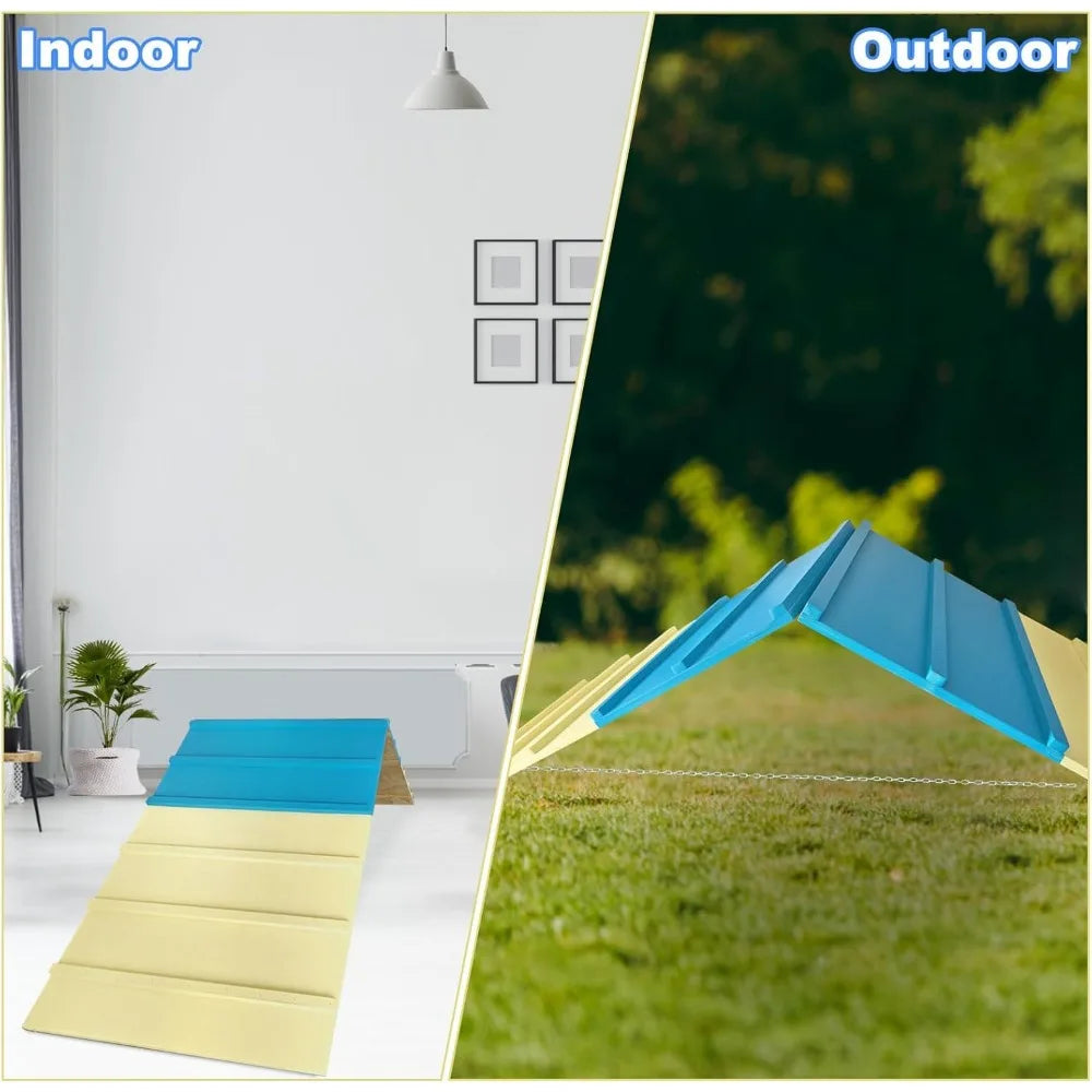 Dog Agility A Frame Course For Backyard Training 84 Inch