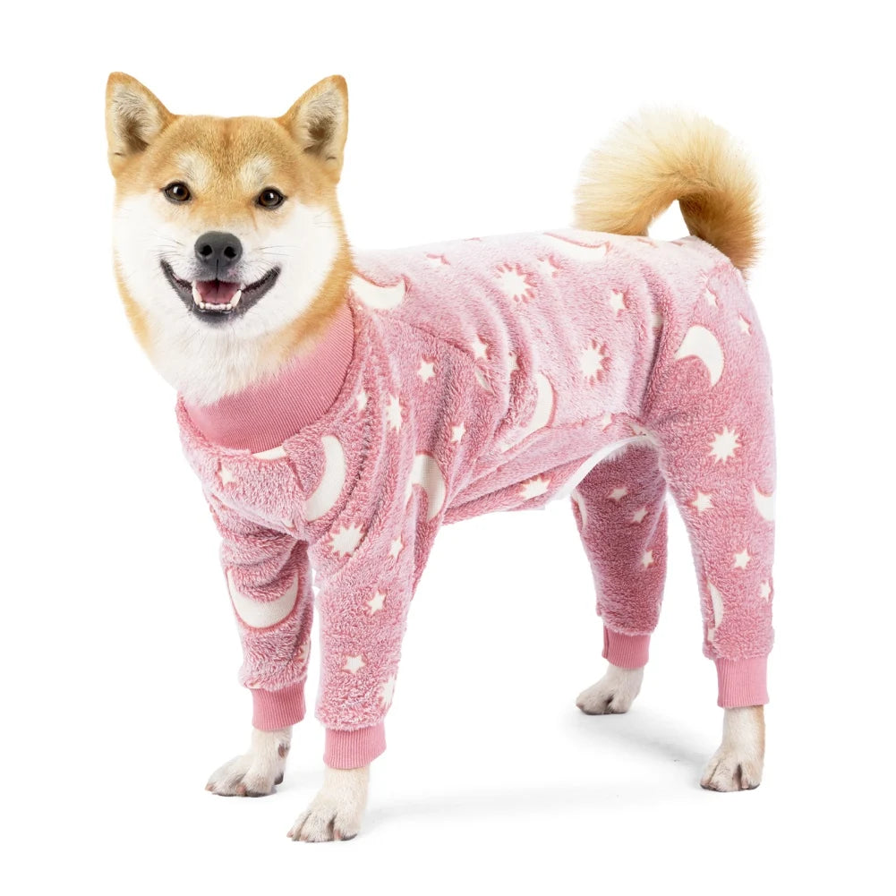 Cozy Winter Fleece Dog Jumpsuit For Small To XXL Dogs