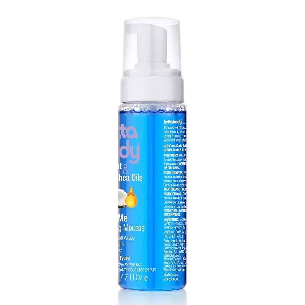 Coconut Oil And Shea Wrap Me Foaming Curl Mousse Curly Hair
