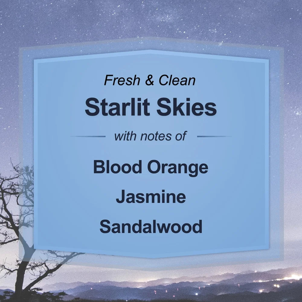 3 Pack Scented Jar Candles Starlit Skies Gift Set Home