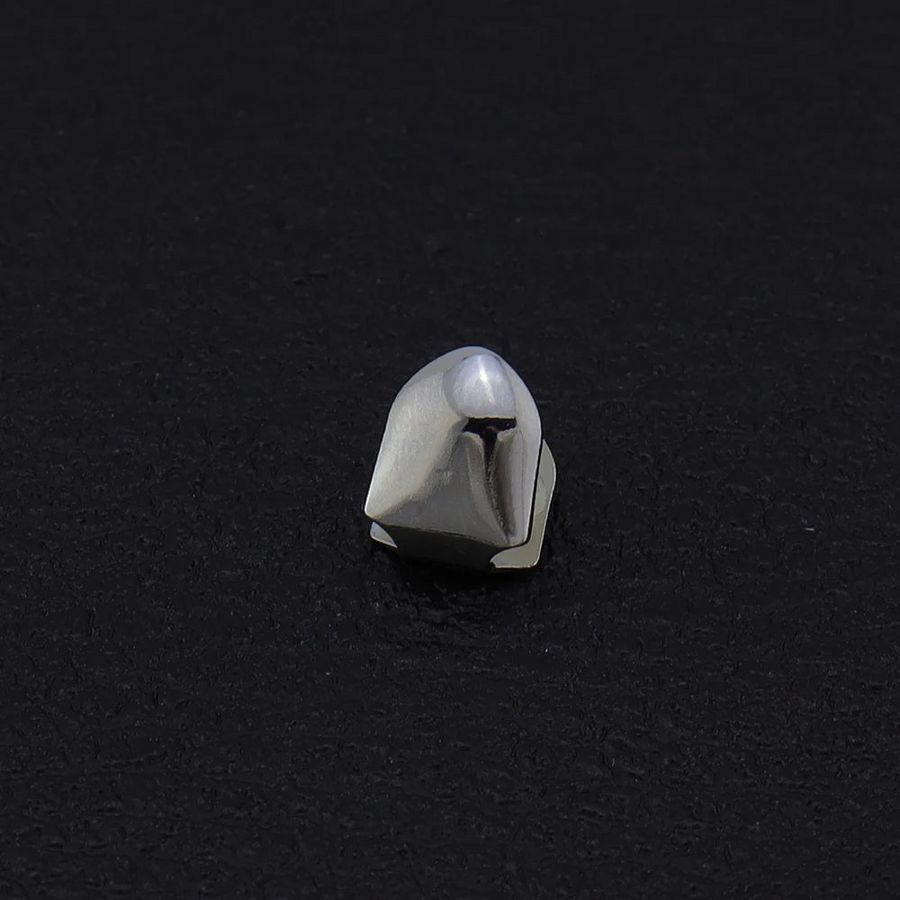 HipHop Gold Tooth Braces Single Piece Dental Decoration Electroplated Hip-hop Accessories Golden Teeth Grills Украшения
