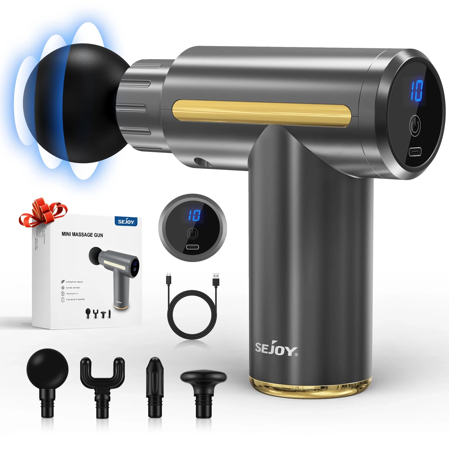 Sejoy Deep Tissue Massage Gun For Pain Relief Massager