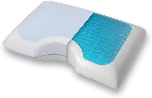 Side Sleeper Memory Foam Pillow With Cooling Contour Design