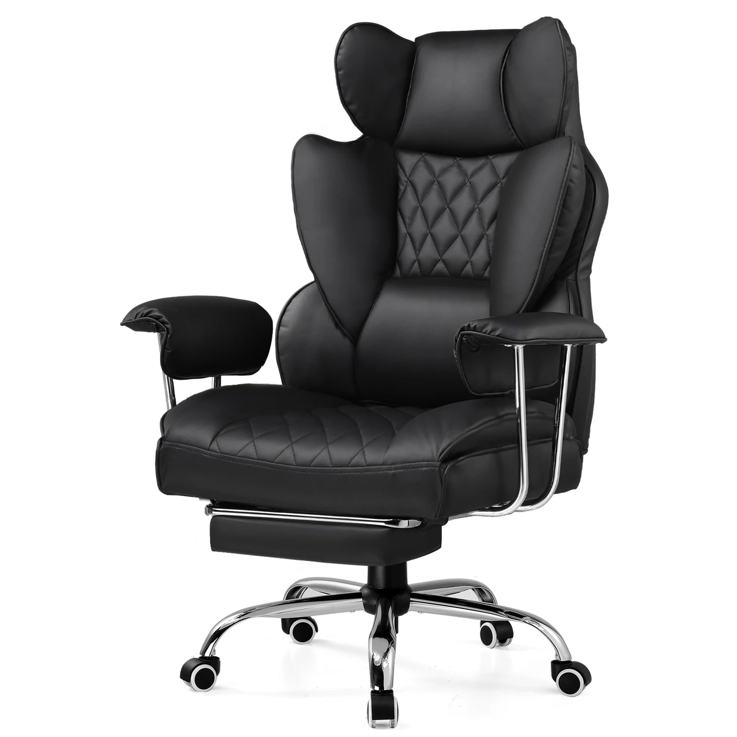 Big And Tall Gaming Chair With Footrest Pocket Spring Lumbar