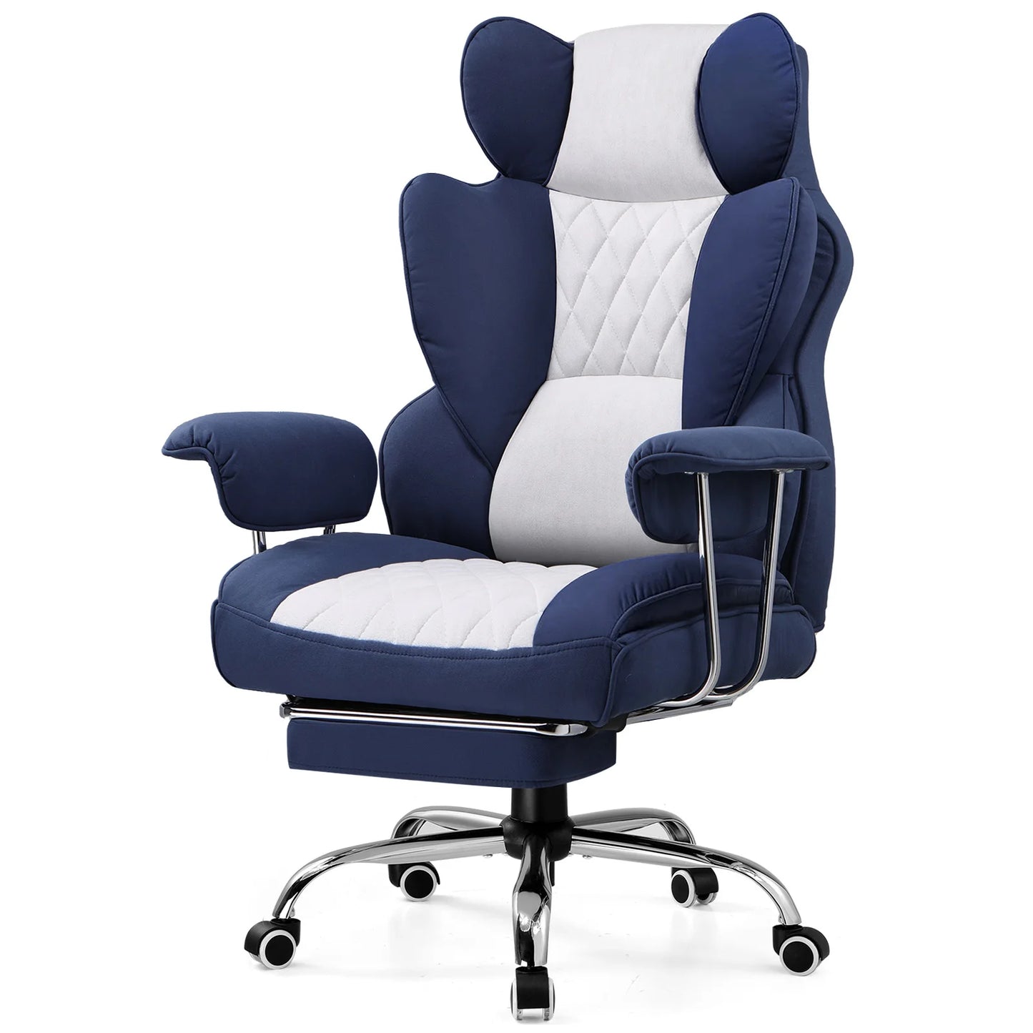 Big And Tall Gaming Chair With Footrest Pocket Spring Lumbar