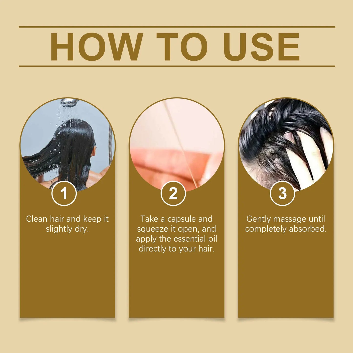 Hoegoa Keratin Hair Care Essence Oil Repair Damaged Hair