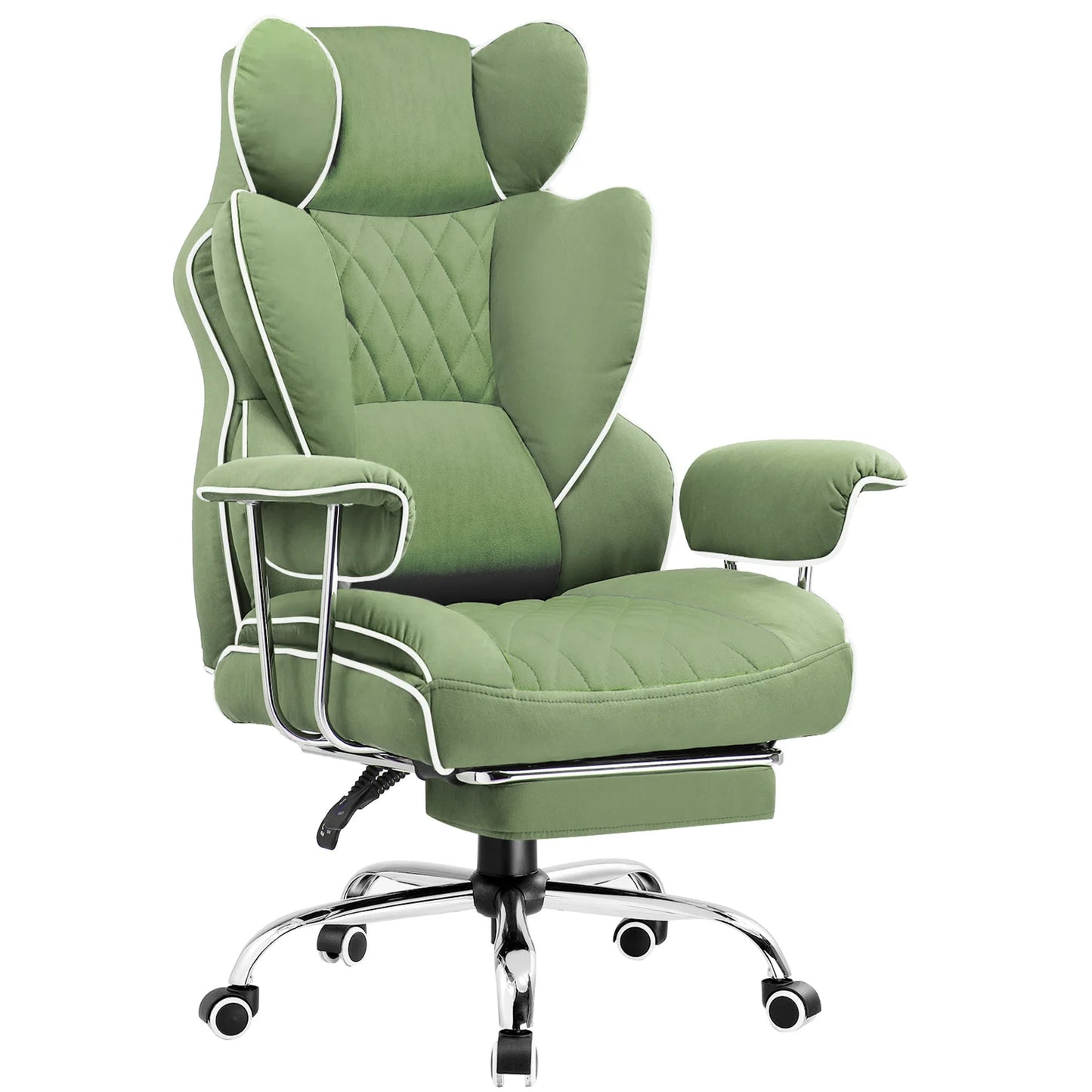 Big And Tall Gaming Chair With Footrest Pocket Spring Lumbar