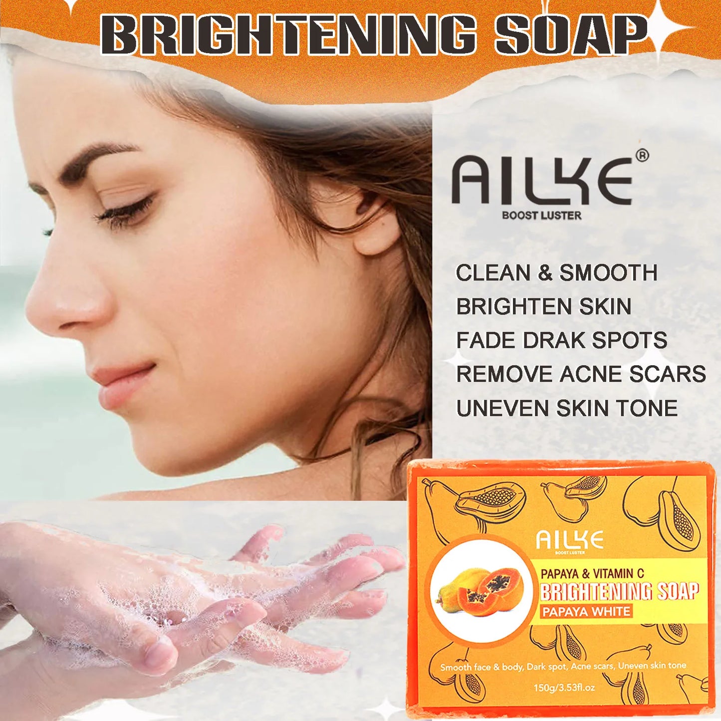 AILKE Natural Multi Vitamin Skin Care Kit Whitening