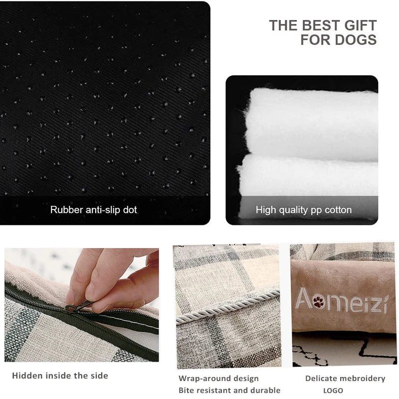 Big Dog Bed Removable Pet Sofa Bed For Small Medium Dogs