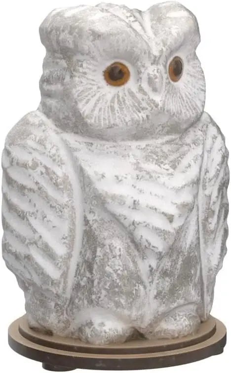 Owl Crystal Salt Lamp Natural Rock Salt Night Light