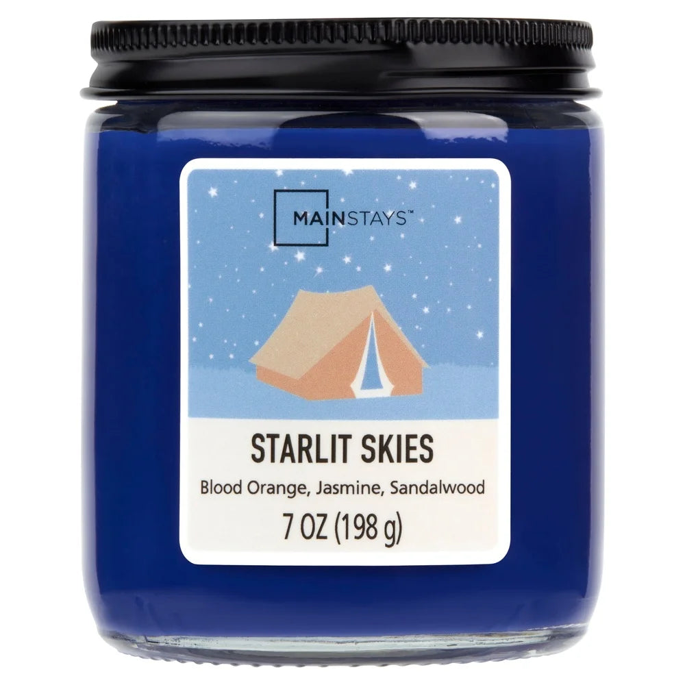 3 Pack Scented Jar Candles Starlit Skies Gift Set Home