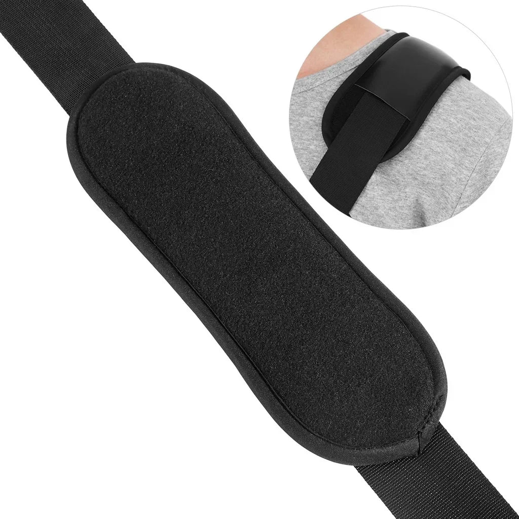 1PC Portable Black Arm Fixation Strap Adjustable Injury Sprain Arm Brace Sling Shoulder Sling Elbow Support Bracket
