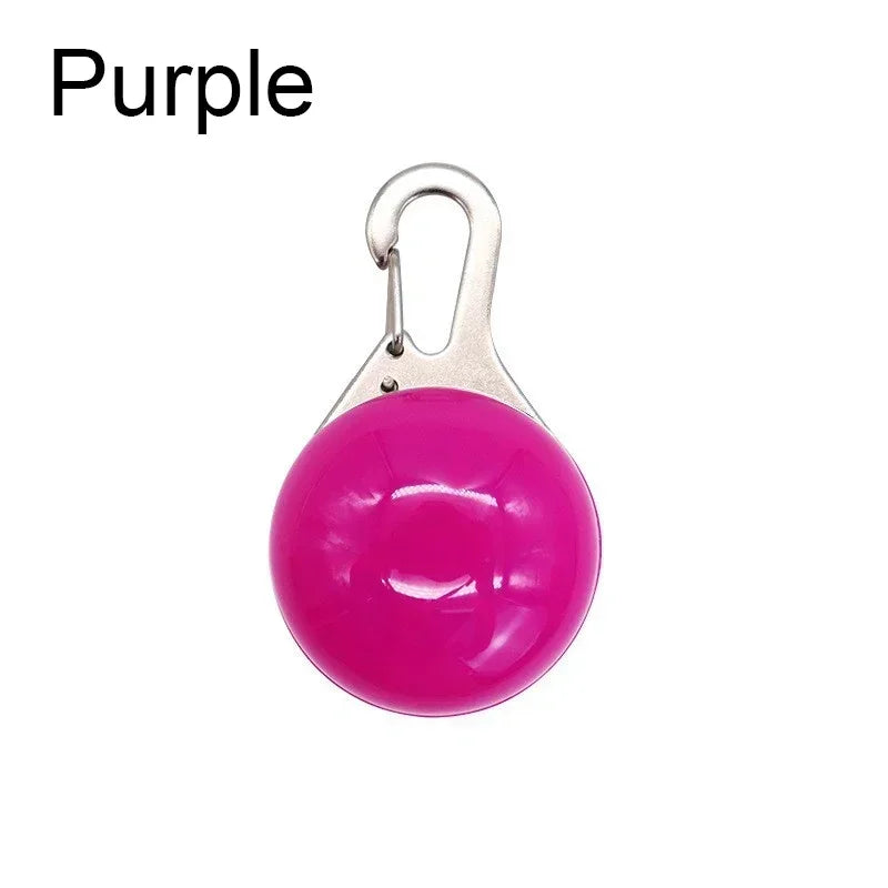 Led Luminous Dog Cat Collar Glowing Pendant Safety Necklace