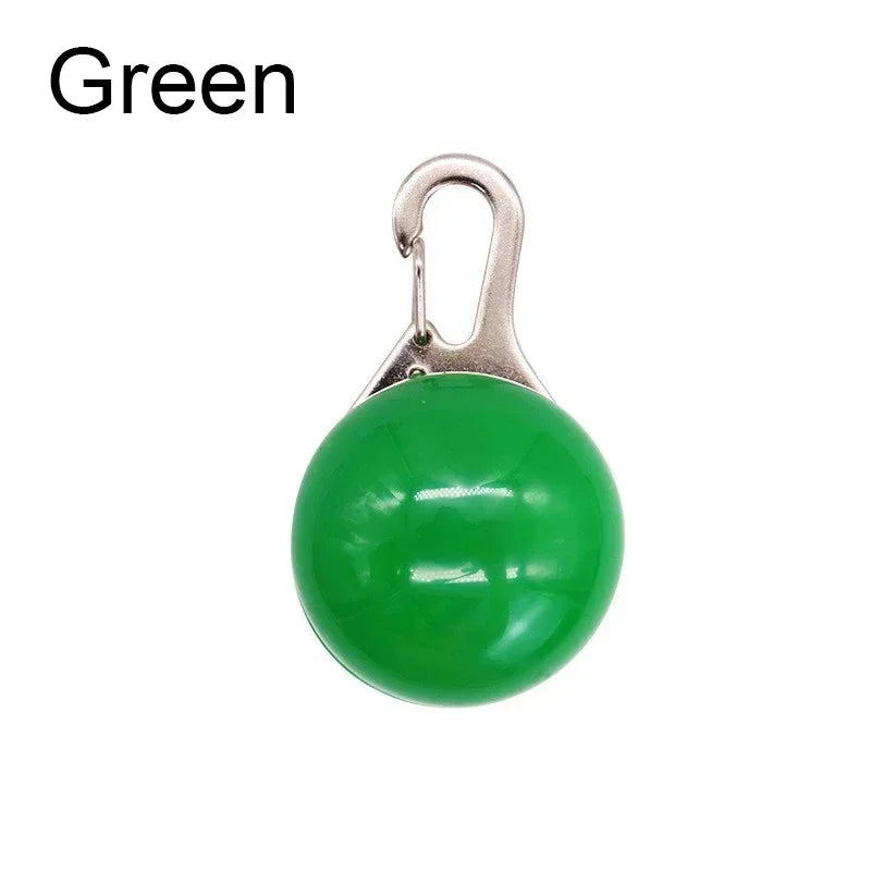 Led Luminous Dog Cat Collar Glowing Pendant Safety Necklace