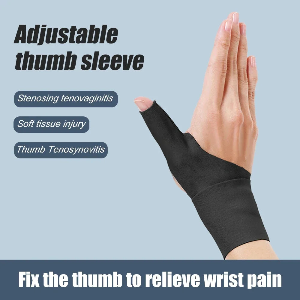 Thumb Wrist Support Brace, Wrist Compression Sleeve Splint for Sprained, Tendonitis, Carpal Tunnel, Hand Joint Pain, Arthritis