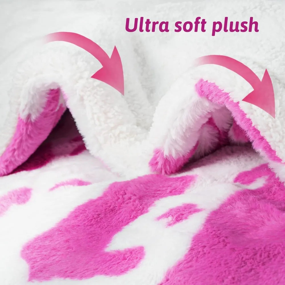 Pink 36 By 48 Weighted Electric Blanket With 12 Settings