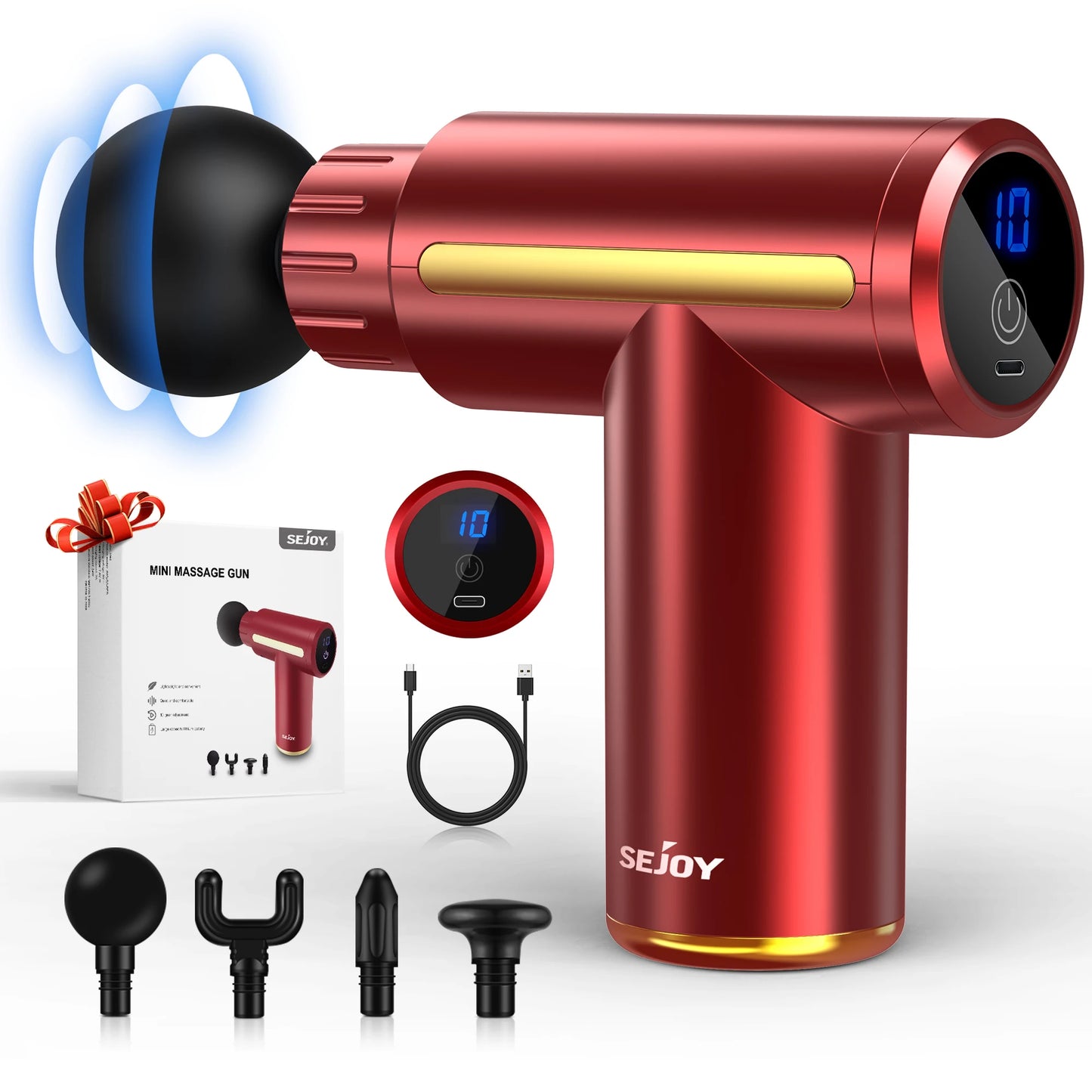Sejoy Deep Tissue Massage Gun For Pain Relief Massager