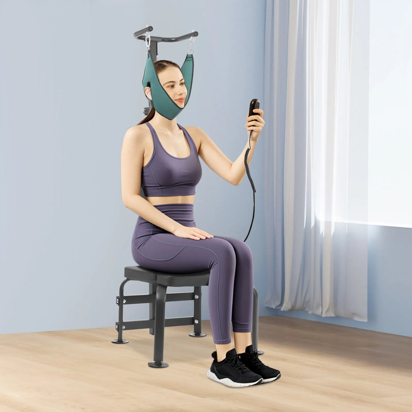 Electric Neck Stretcher Cervical Traction Device 55W 6000N