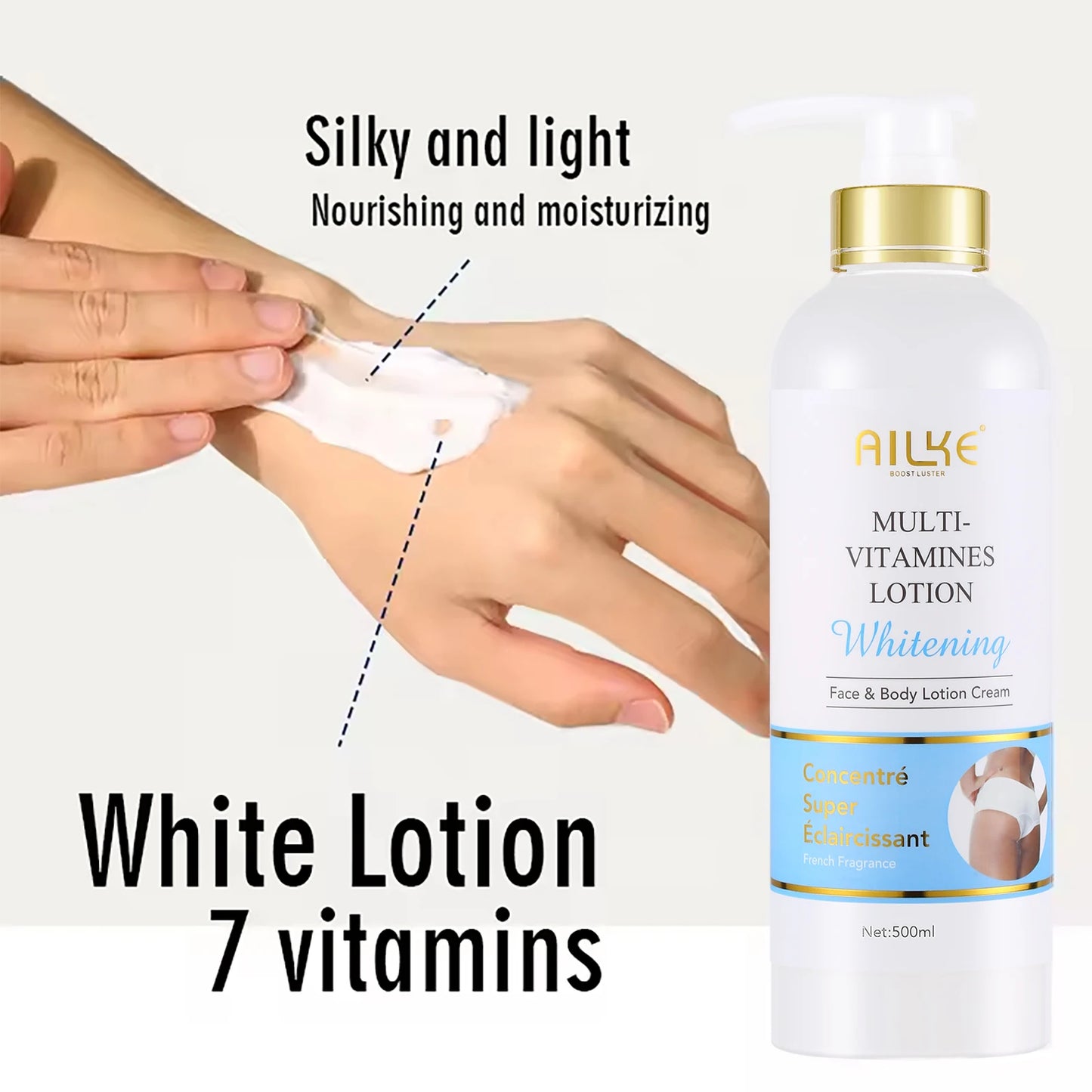 AILKE Natural Multi Vitamin Skin Care Kit Whitening