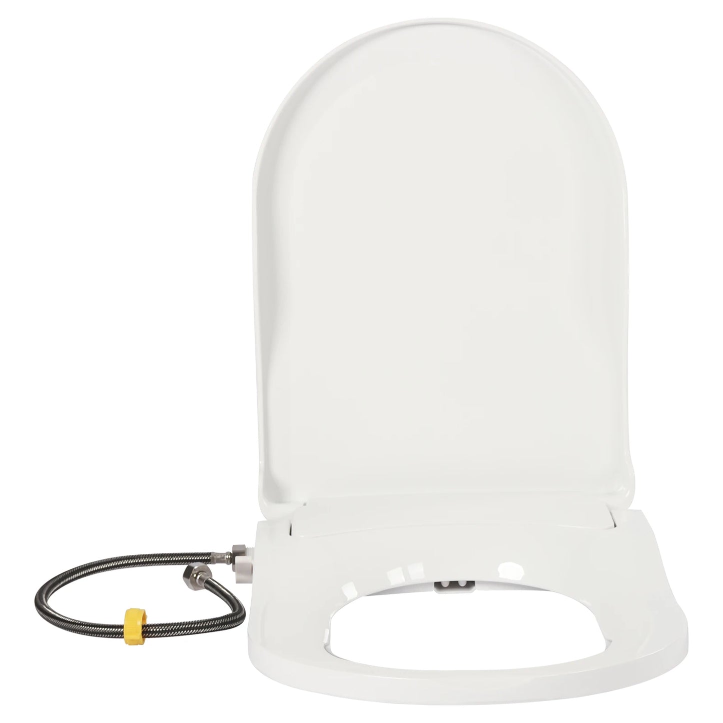 Non Electric Bidet Toilet Seat With Dual Nozzle Elongated