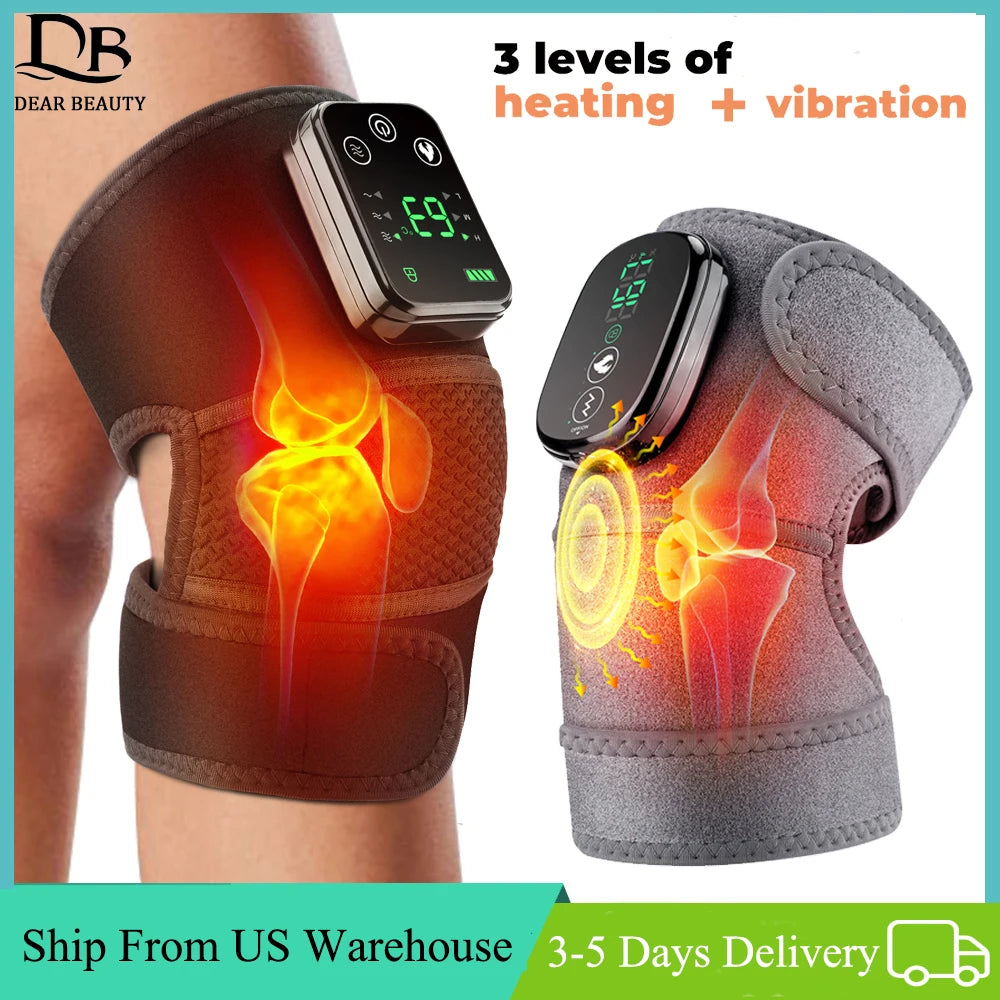 3 In 1 Shoulder Elbow Knee Massager Electric Heated