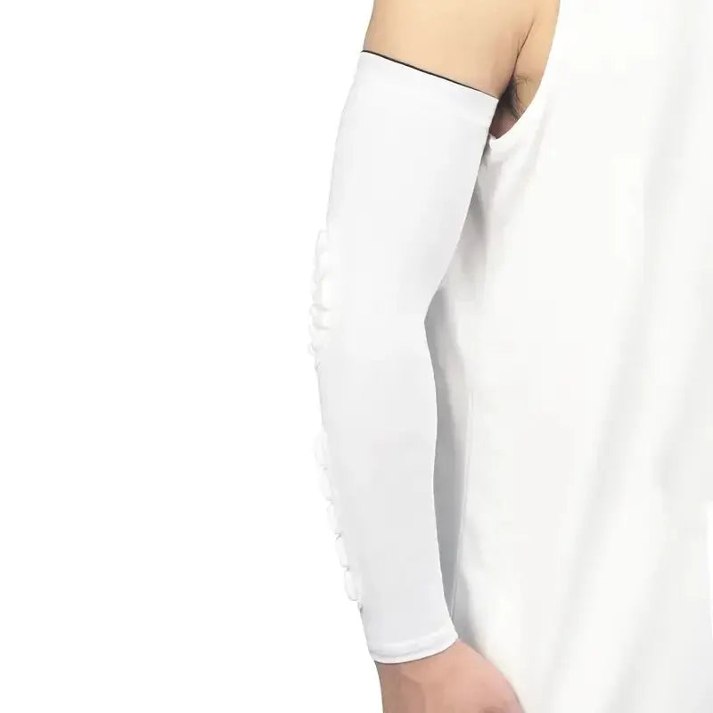 1pc Sports Elbow Protection Honeycomb Anti-collision Pressure Protection Arm Sleeve Basketball Cycling Fitness Protective Gear