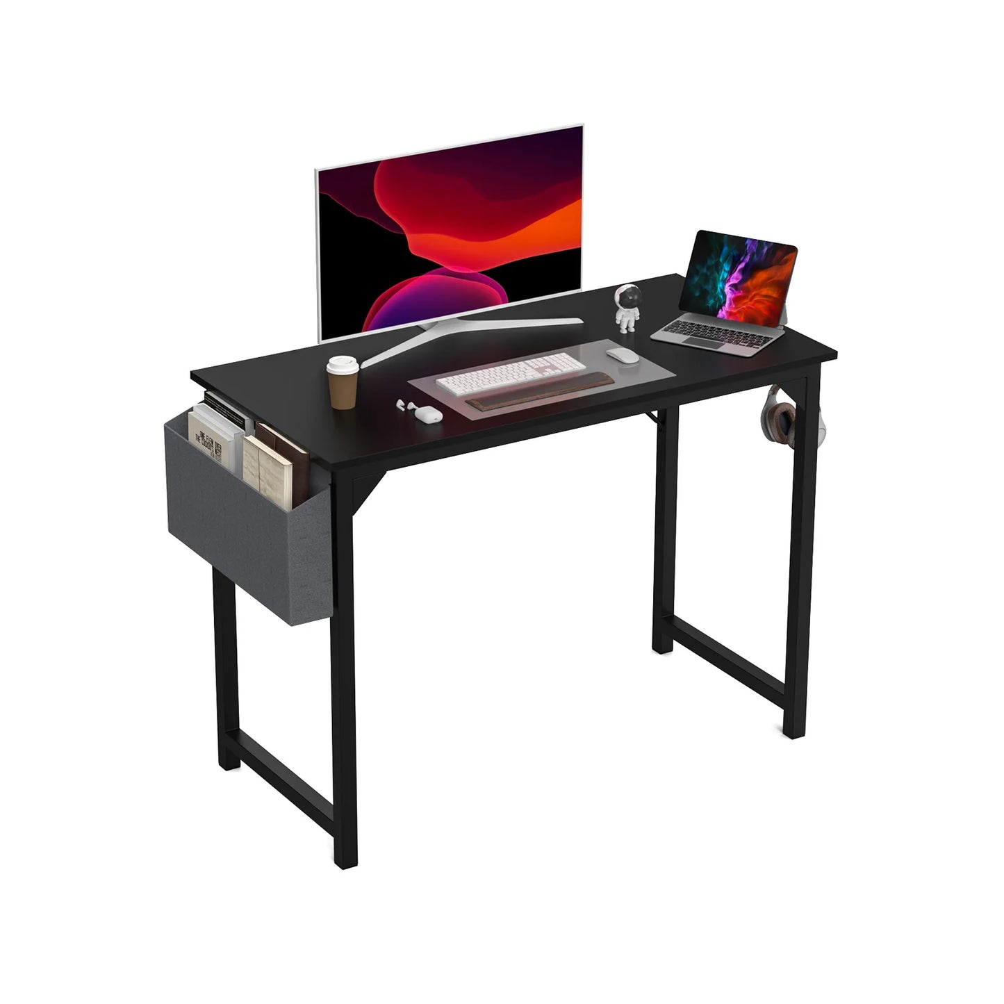 JHK Computer Desk Gaming Table With Headphone Hook