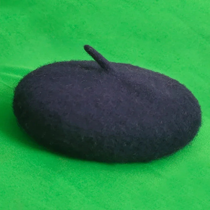 Winter Wool Beret Hat For Pets Cats Dogs Christmas Earmuffs