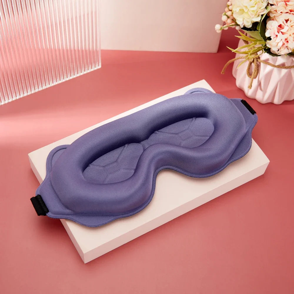 3D Sleep Mask Blindfold Light Blocking Eye Shade Memory Foam