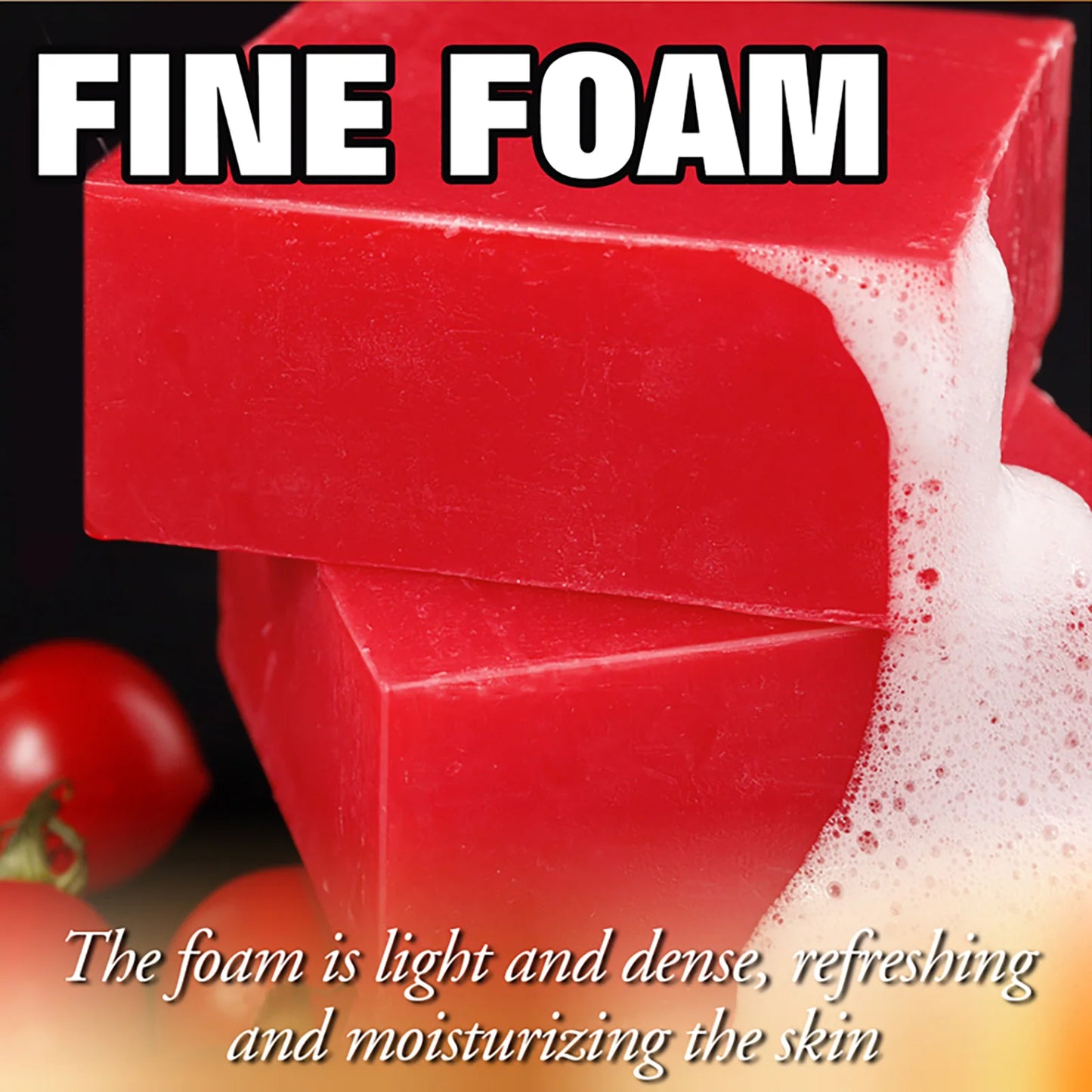 AILKE Organic Tomato Soap Bar Whitening For Face And Body