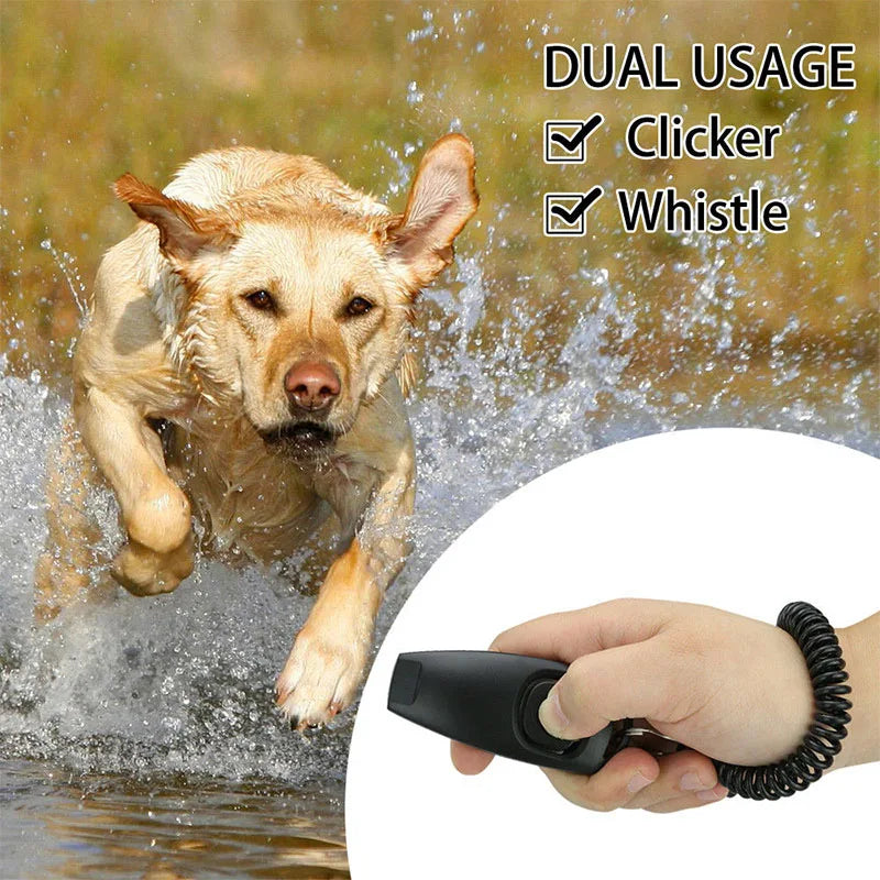 2in1 Dog Training Clicker And Whistle For Obedience Mastery