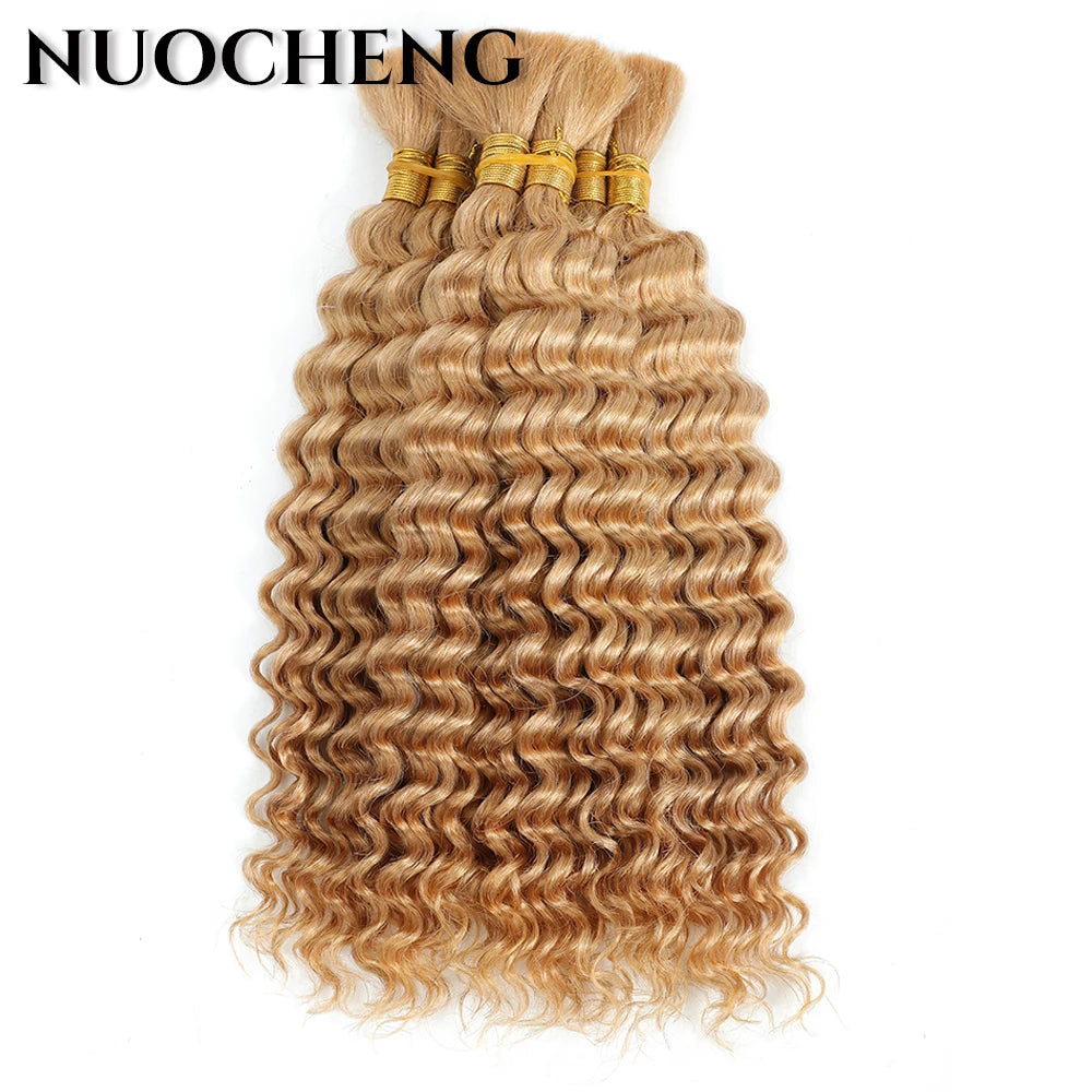 Deep Wave Human Hair Bundles 20 Inch P4 27 Braiding