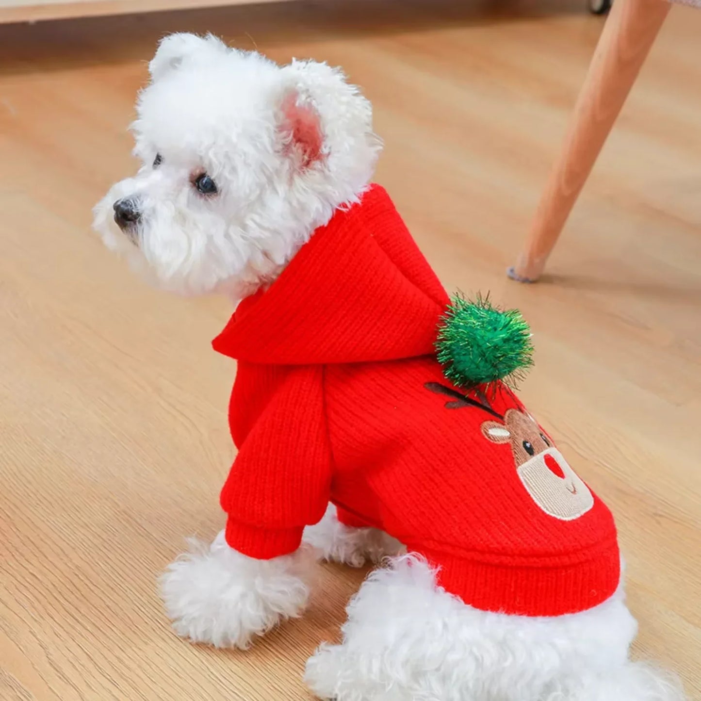 Pet Skirt Dress Winter Christmas Small Dog Warm Clothes