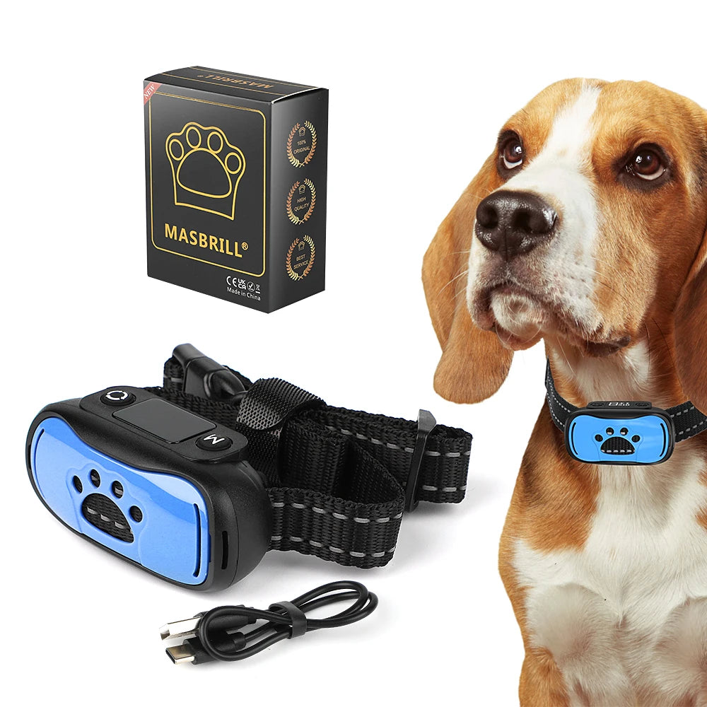 Masbrill Bark Collar Rechargeable Anti Barking Training