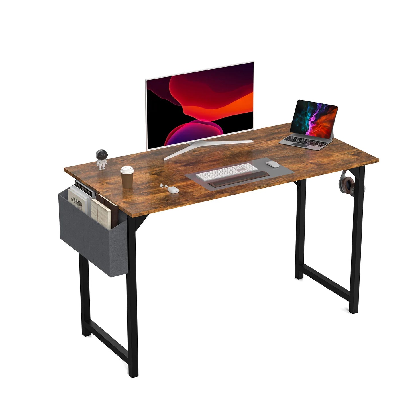 JHK Computer Desk Gaming Table With Headphone Hook