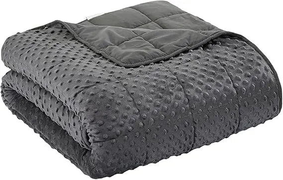 Premium Weighted Blanket Ten Pound Glass Beads Bamboo Fiber