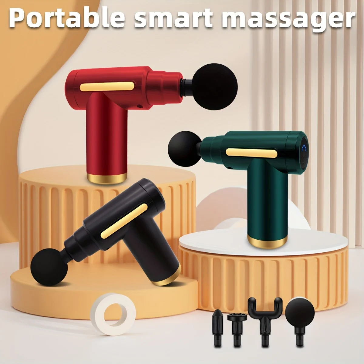 Long Endurance Type C Massage Gun Six Levels Quiet Fascia