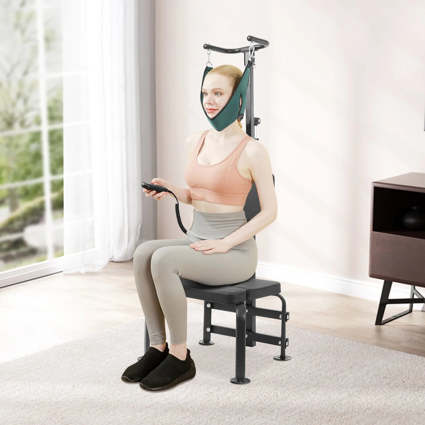 Electric Neck Stretcher Cervical Traction Device 55W 6000N