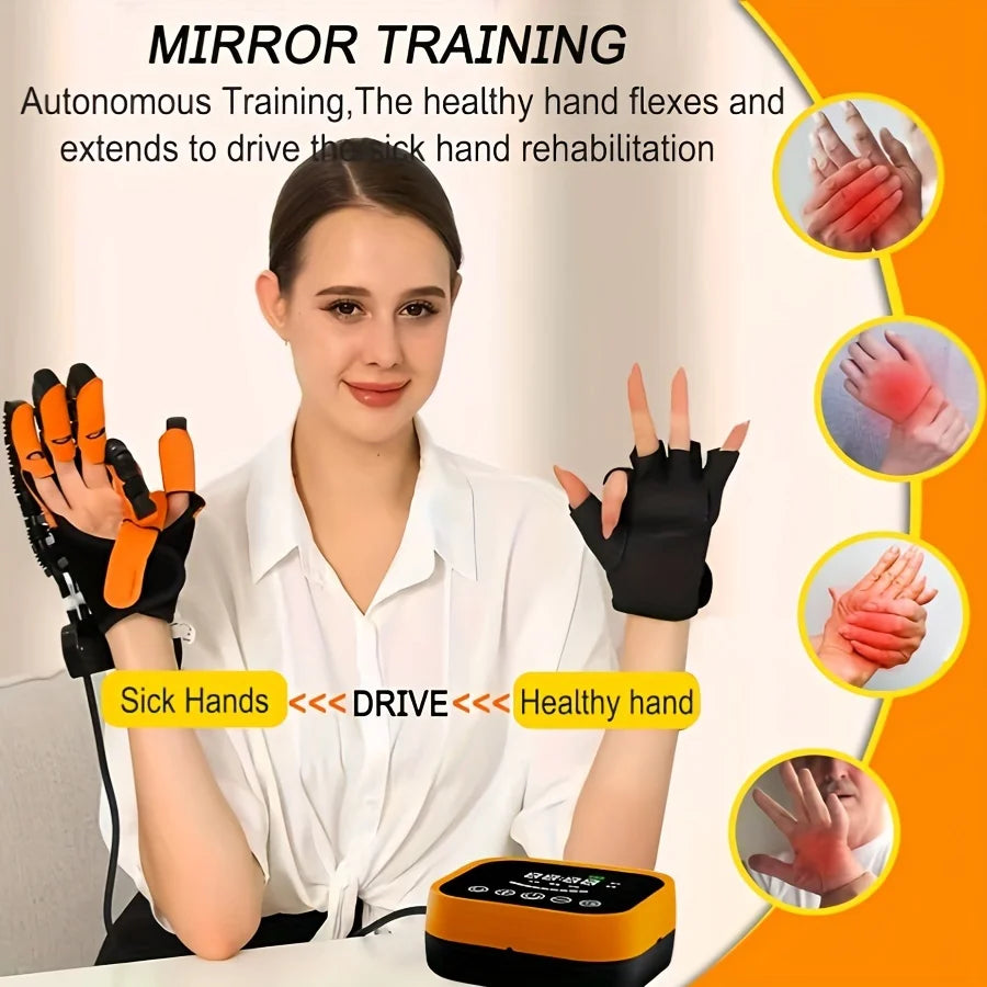 Hand Rehabilitation Robot Gloves For Home Therapy Stroke