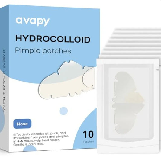 Pimple Patches for Nose Cover Nose Pimples Overnight Hydrocolloid Acne Patches Absorbs Oil Overnight Facial Skin Care Products