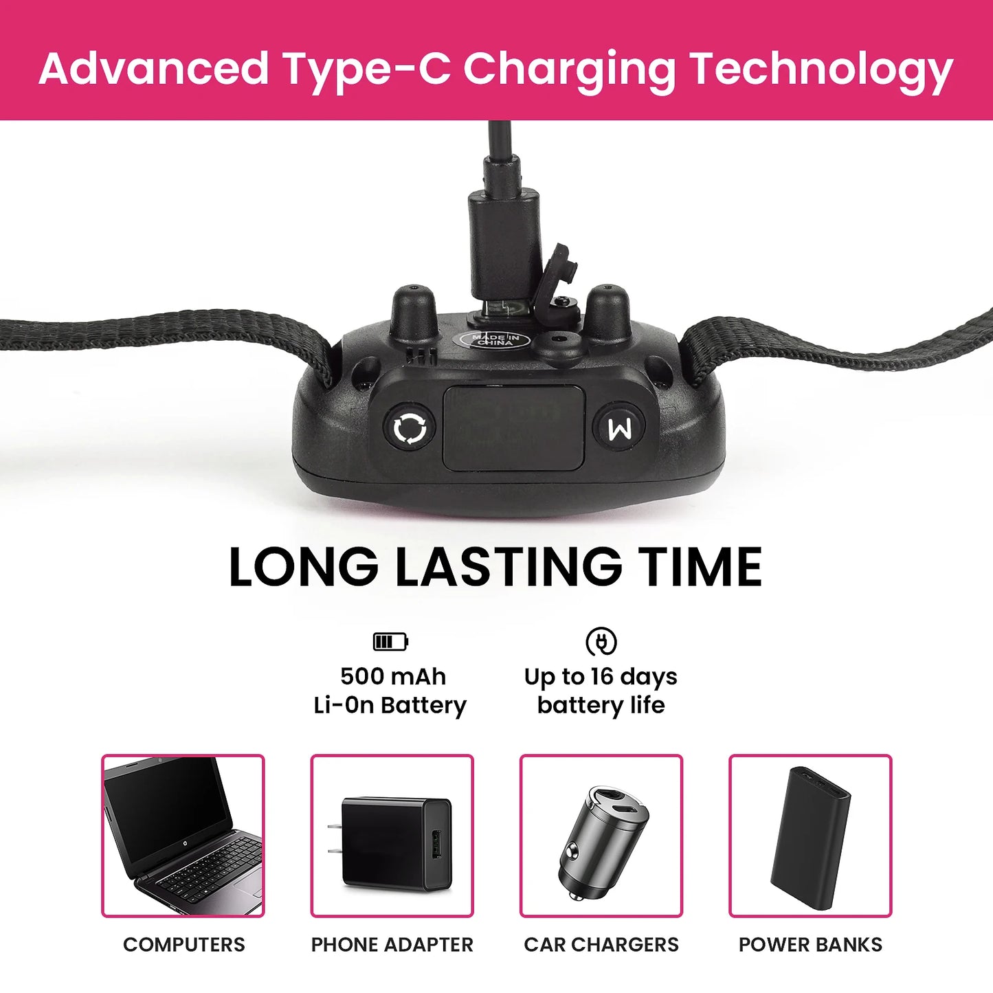 Masbrill Bark Collar Rechargeable Anti Barking Training