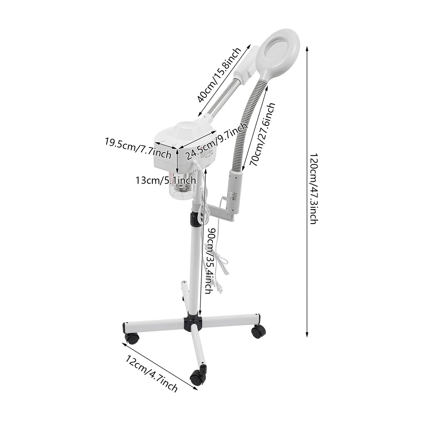 23oz Large Capacity 2 In 1 Facial Steamer For All Skin Types