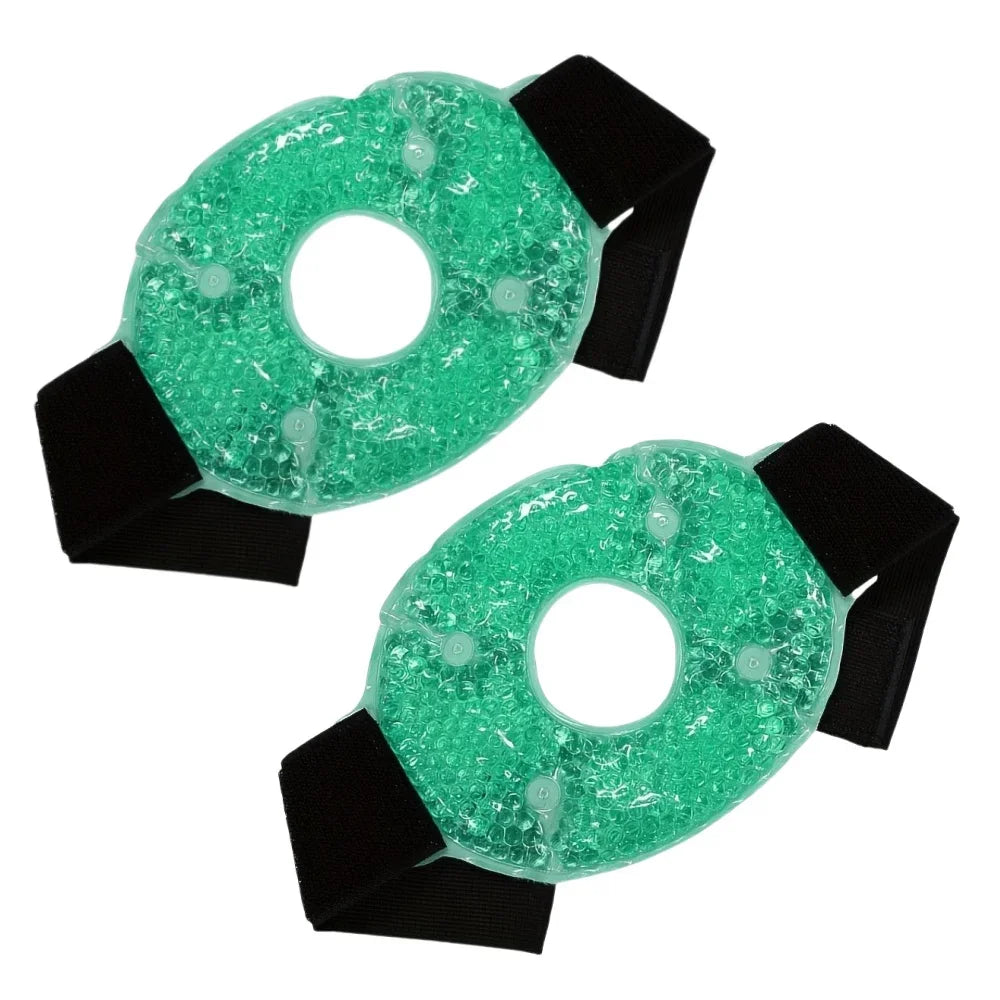 1/2pcs Hot & Cold Gel Ice Pack Reusable Knee Sports Ice Treat Wrap for Ankles Head Shoulders Injuries Soothing Revitalizing Use