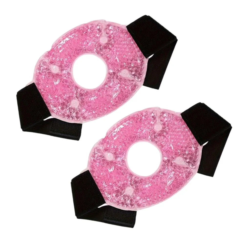 1/2pcs Hot & Cold Gel Ice Pack Reusable Knee Sports Ice Treat Wrap for Ankles Head Shoulders Injuries Soothing Revitalizing Use