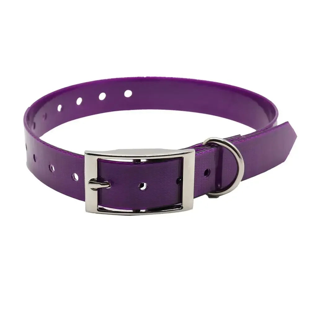 Fashion Dog Collar TPU Nylon Waterproof Easy Clean 7 Colors