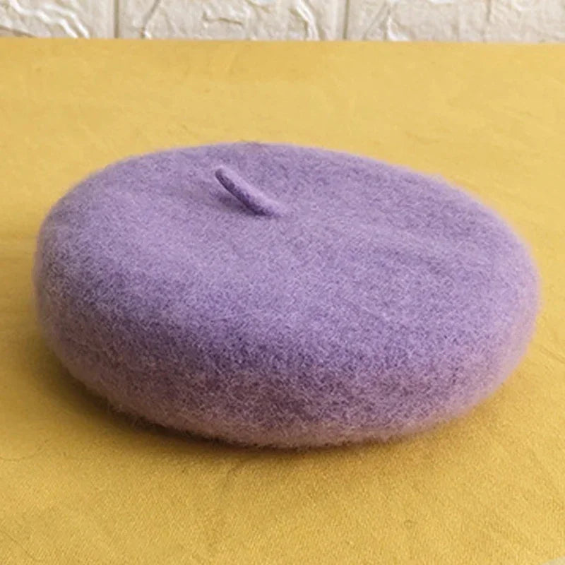 Winter Wool Beret Hat For Pets Cats Dogs Christmas Earmuffs