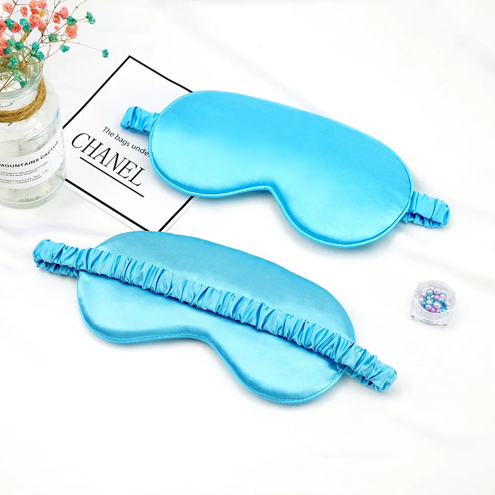 Imitated Silk Sleep Eye Patch Mask With Elastic Headband