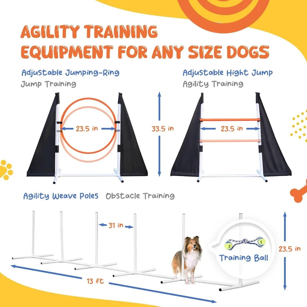 Dog Agility Training Equipment For Backyard And Indoor Use